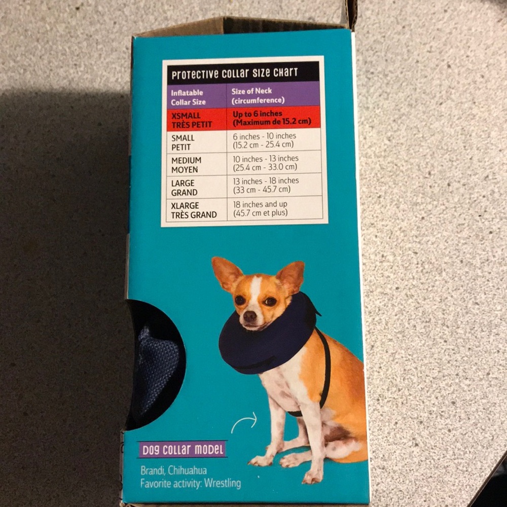 Inflatable pet collar - Picture 4 of 4